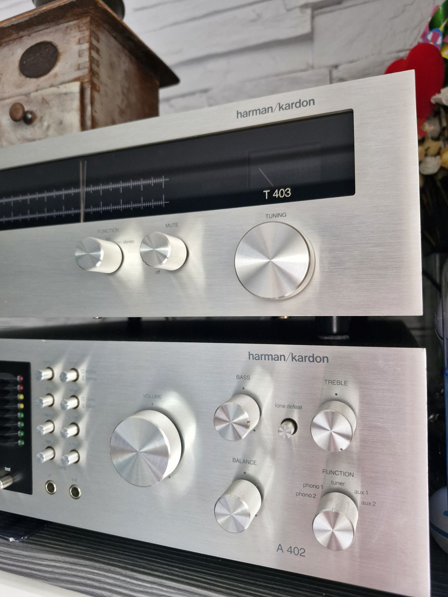 Harman Kardon A402 T403 zestaw audio wzmacniacz, tuner