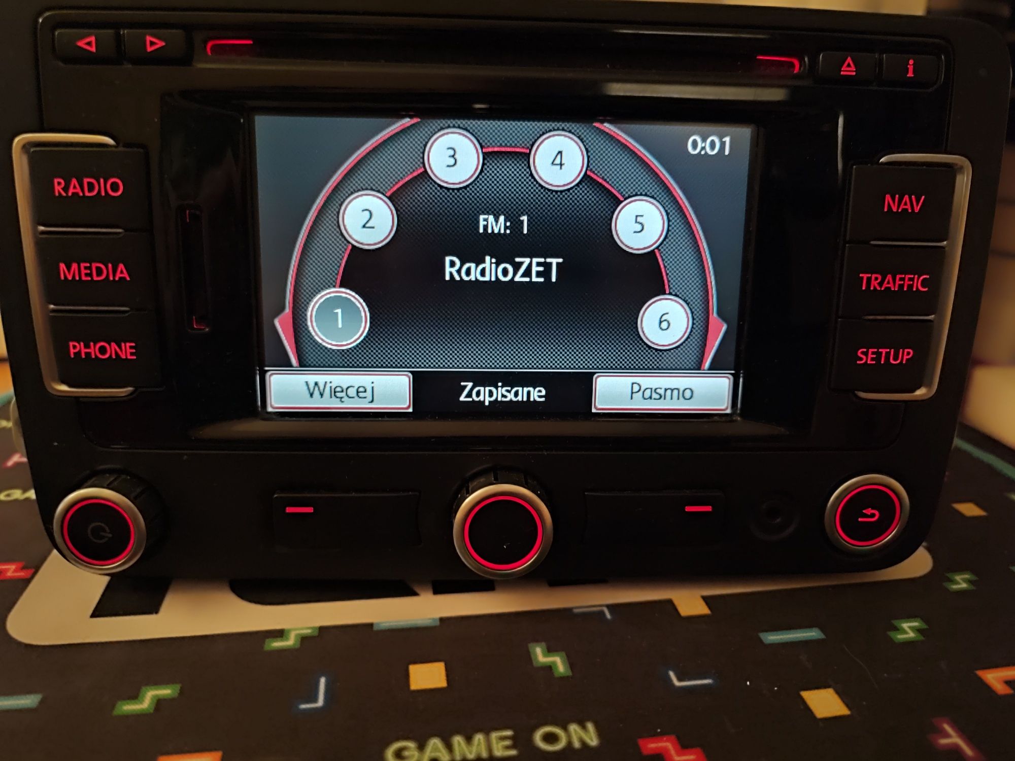 Radio Vw Rns 310 Golf T6 Touran Passat Caddy Jetta Polo Eos