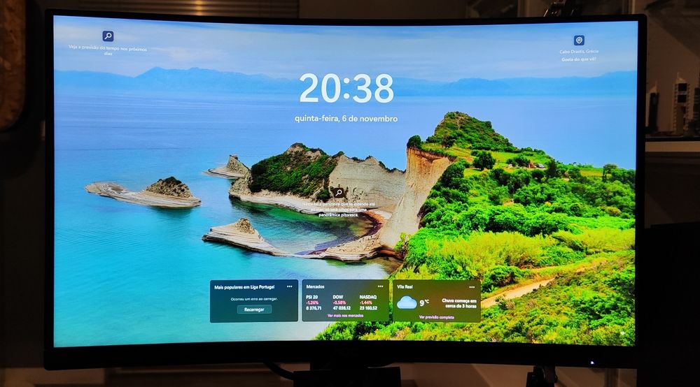 Ecrã AOC Curvo 165hz