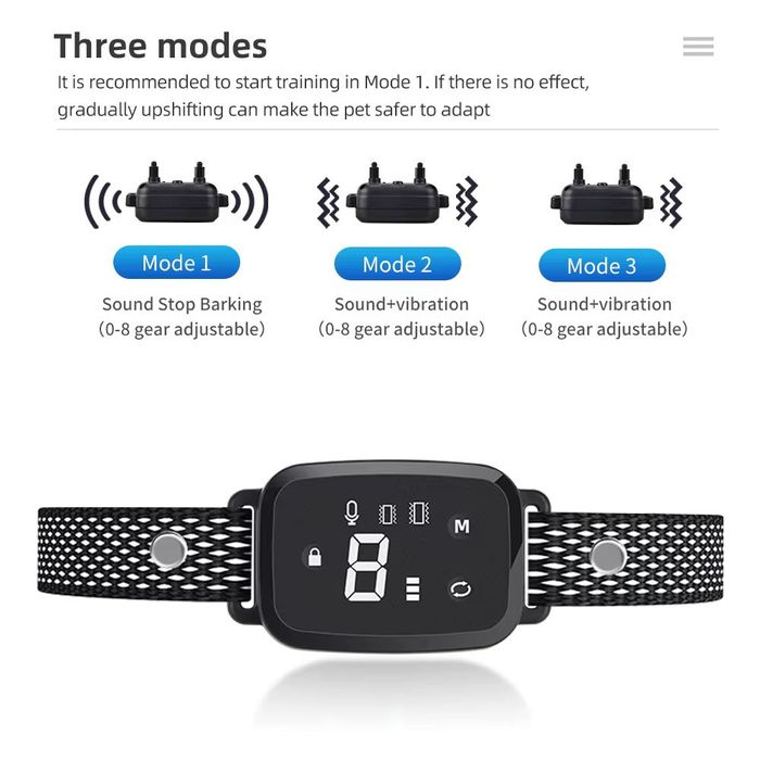 Coleira anti latido automática