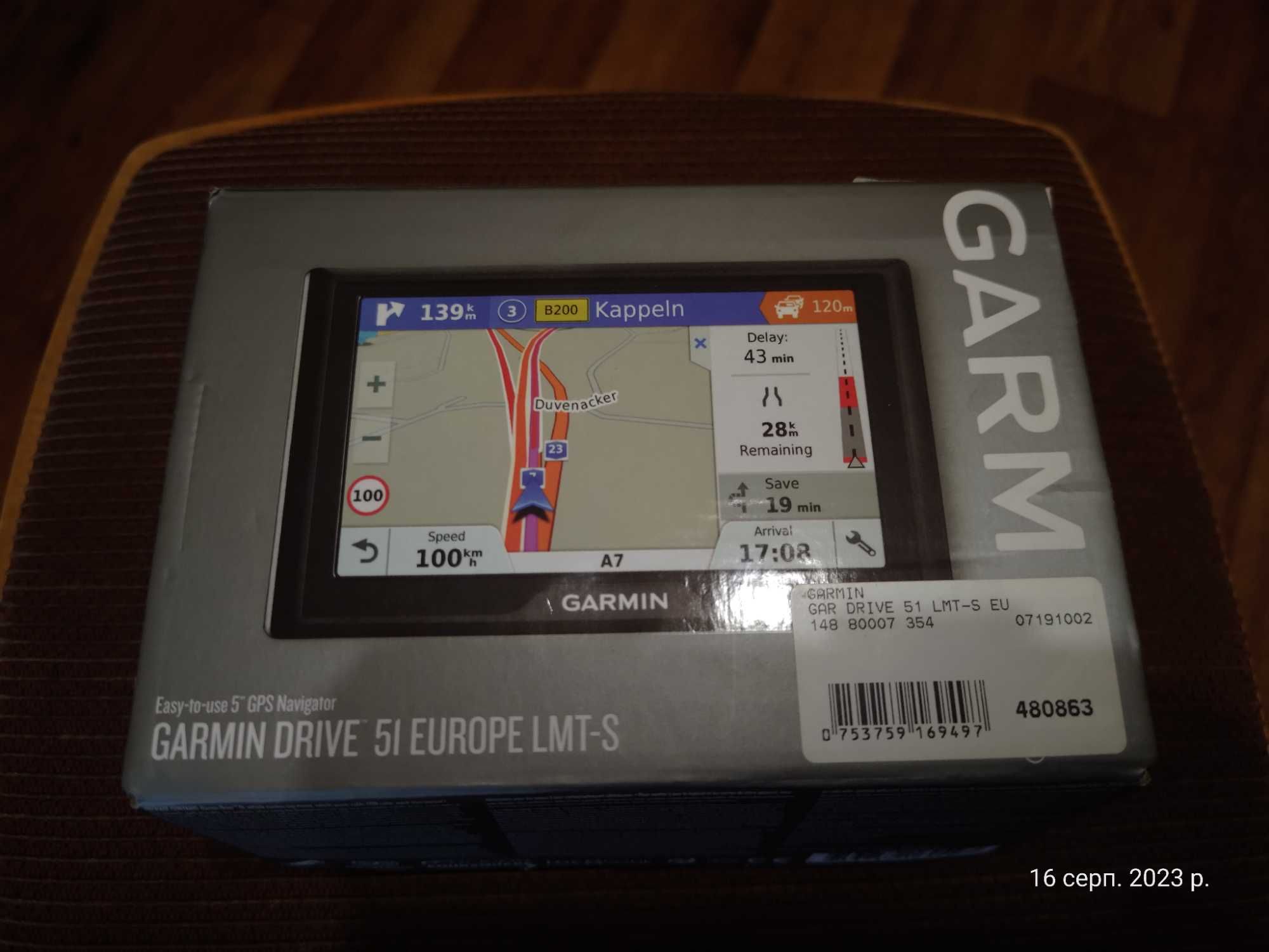 Garmin Drive 51 LMT-S EU (010-01678-12) GPS автонавігатор