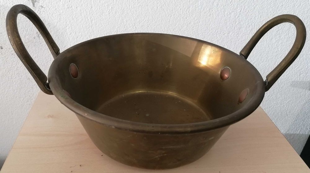 Taça alguidar latão, muito antigo