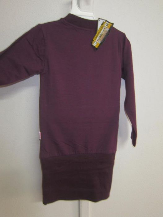 Túnica de menina roxa escura 4, 6 e 8 Anos Vacances Exotiques Maiorist