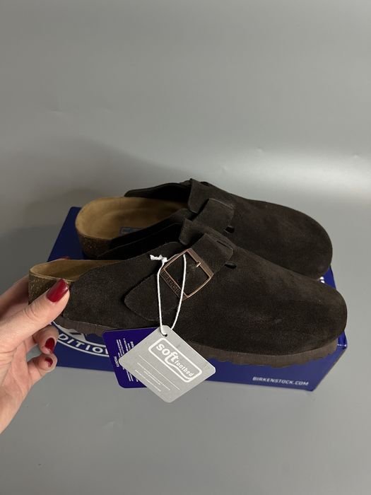 Шльопанці із колекції Birkenstock boston біркеншток, клоги, сабо.