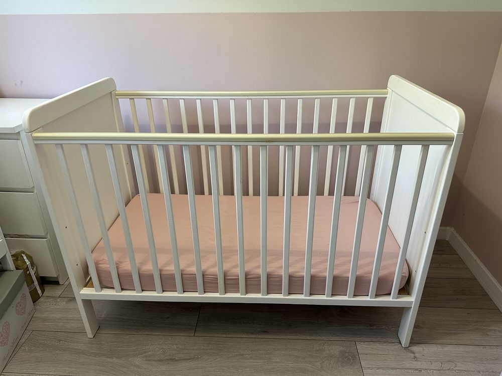 Woodies Łóżeczko niemowlęce Country Cot 120×60