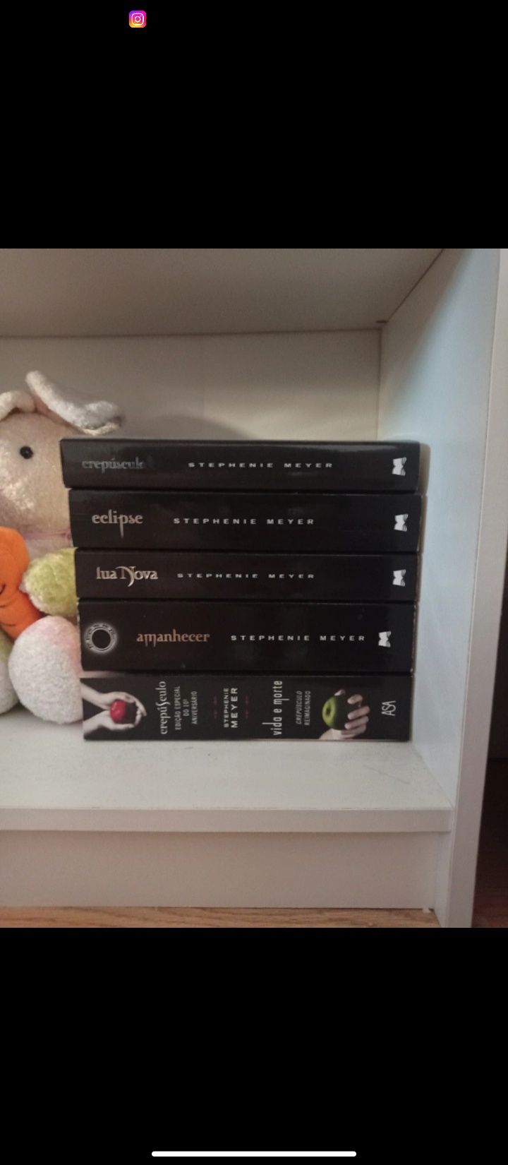 Coleção de livros da saga crepúsculo