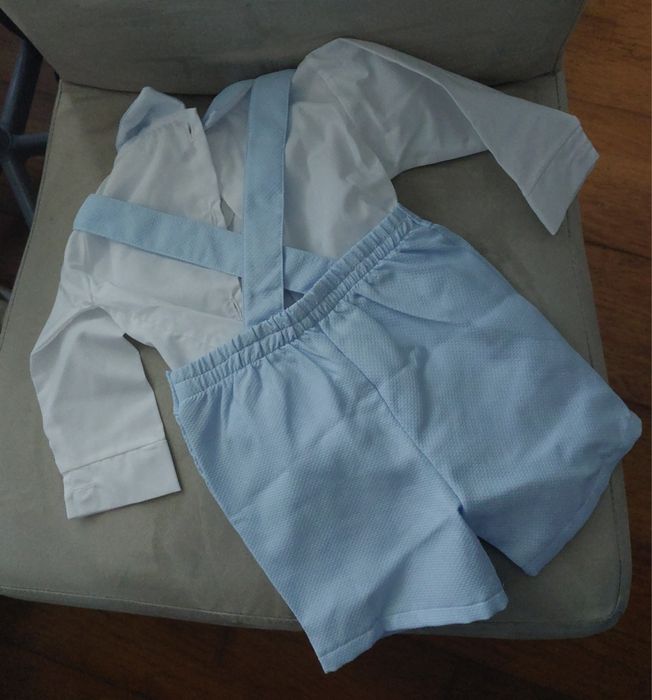 Conjunto calção Azul
