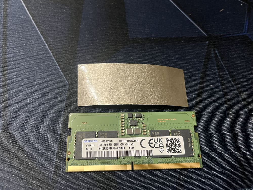 DDR5 Sodimm 8GB 5600Мгц ОЗУ Samsung з радіатором