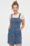 H&M sukienka jeansowa na szelkach XS S
