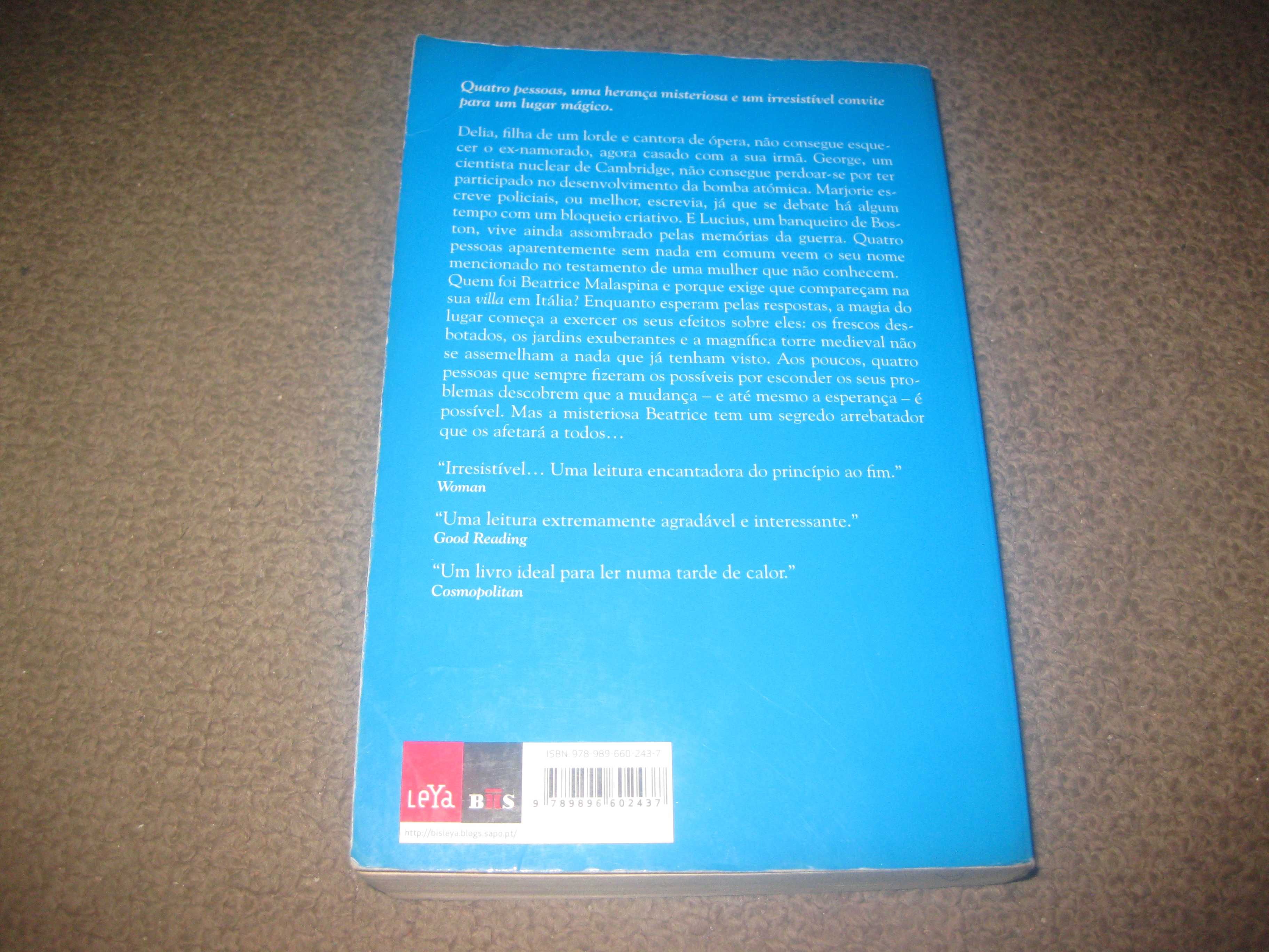 livro "Uma Villa em Itália" de Elizabeth Edmondson