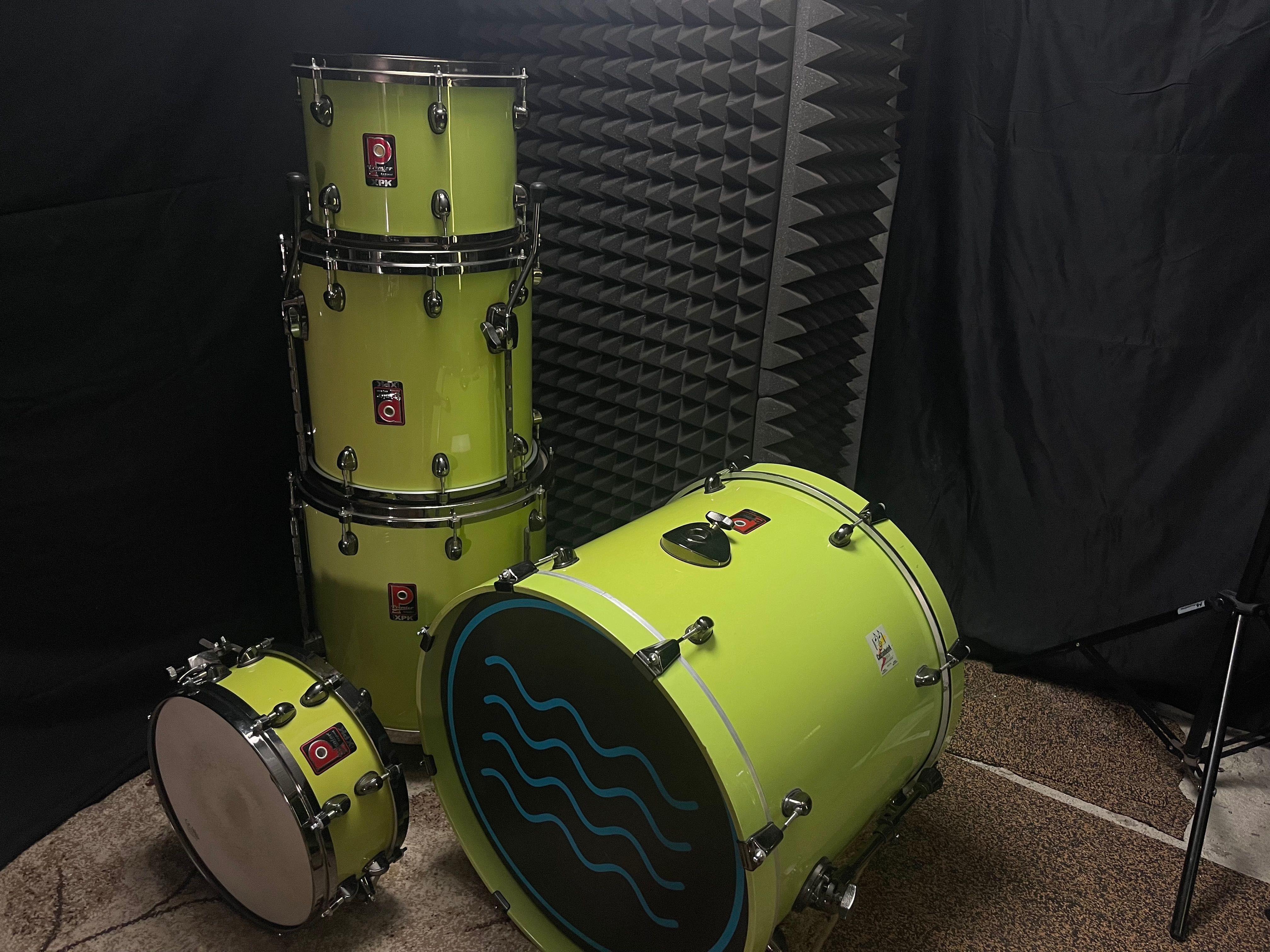 Bateria Premier XPK 90’ (22” 12” 14” 16”) + caixa 14”