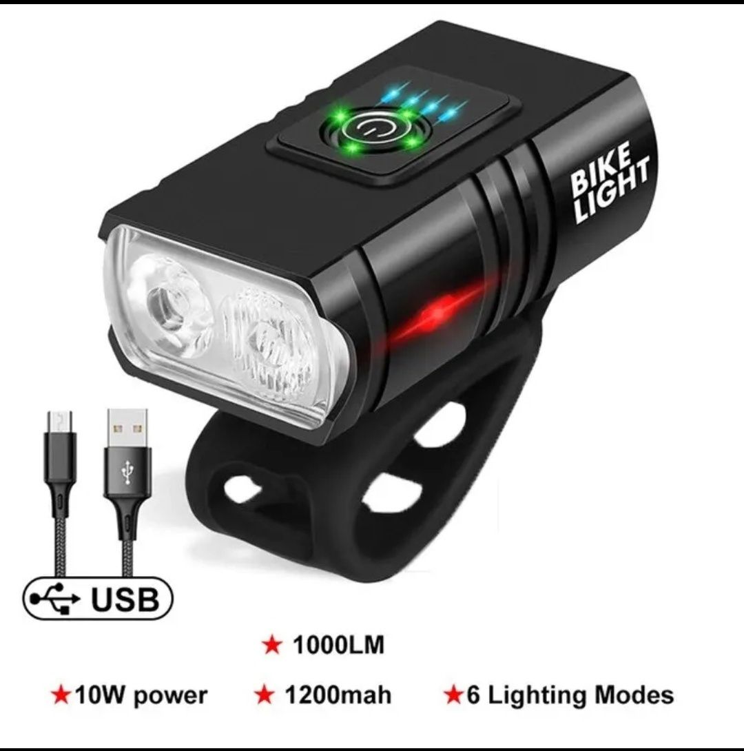 Фонарь bike light и LY-17 с солнечной панелью и сигналом.