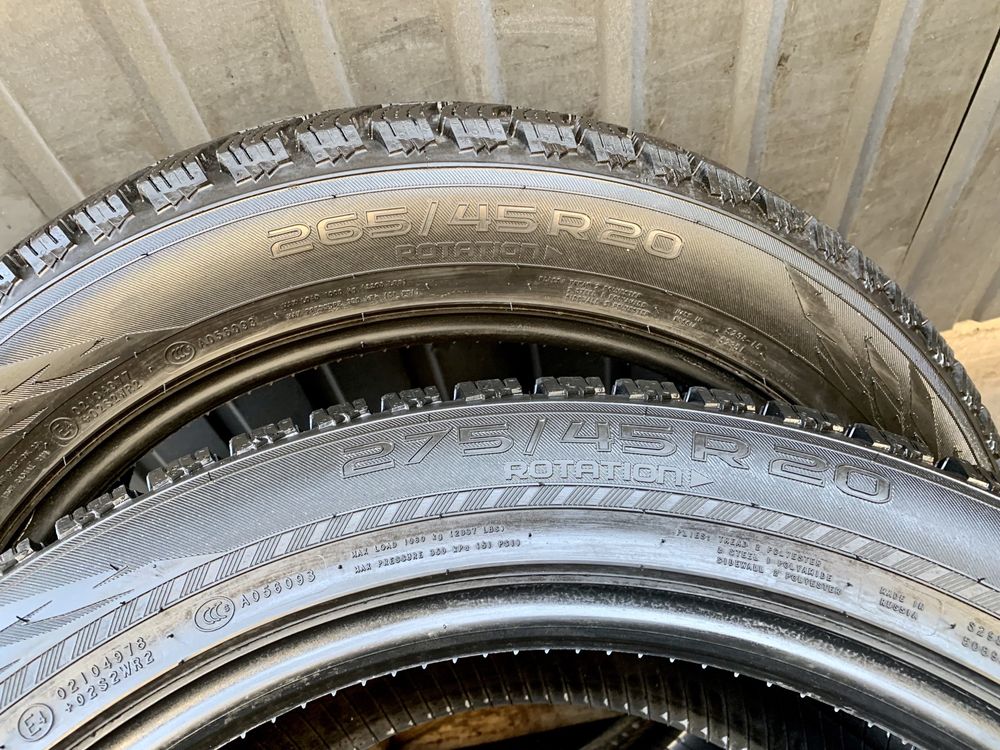 Зима 4шт Nokian Hakkapeliitta R3 SUV 275/45 R20 265/45 R20 110/108T