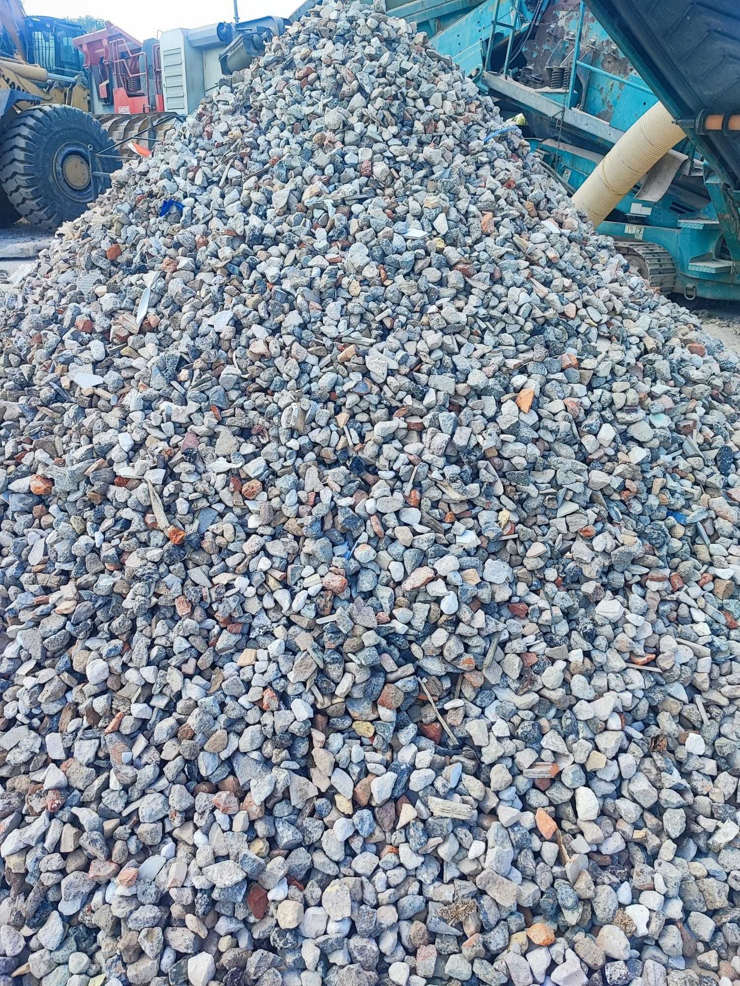 Kruszywo Recykling gruz ceglano betonowy mix