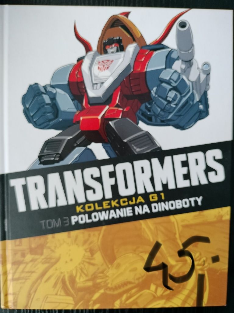 Kolekcja G1 Transformers tom 3 polowanie na dinoboty