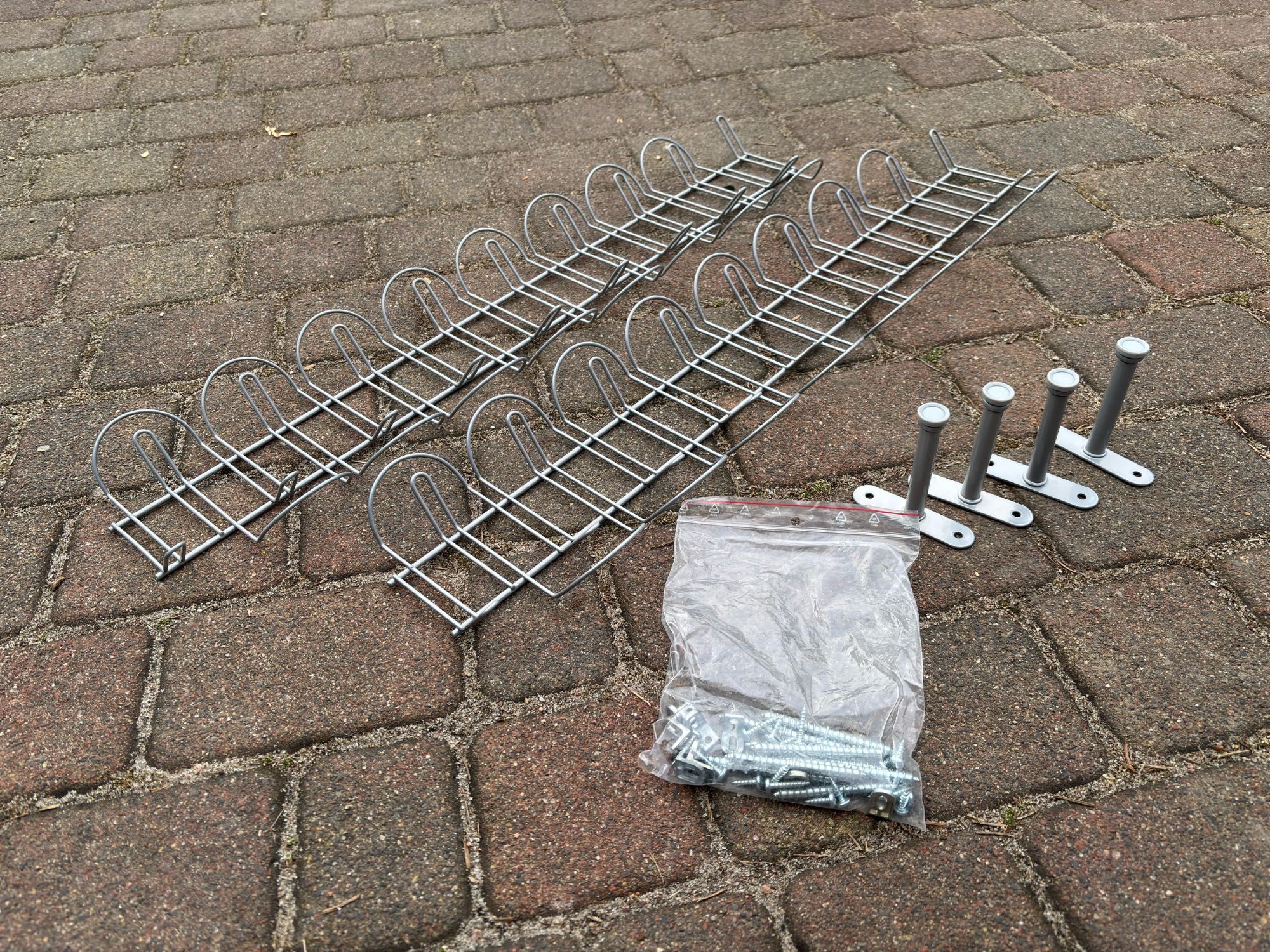 SIGNUM ikea Półka na kable, srebrny, 70 cm 2szt