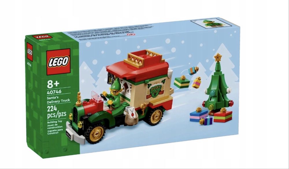 Klocki LEGO 40746 - Ciężarówka Świętego Mikołaja, prezent na Święta
