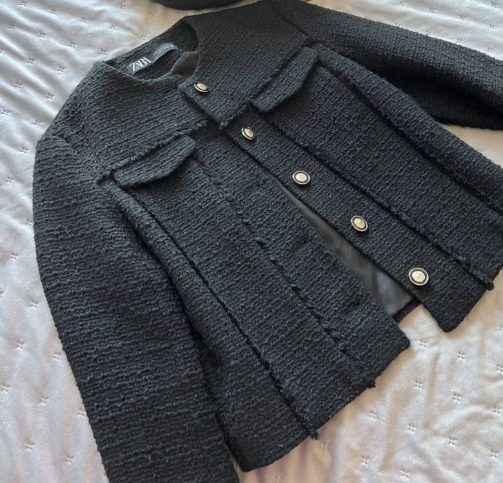 Твідовий піджак zara