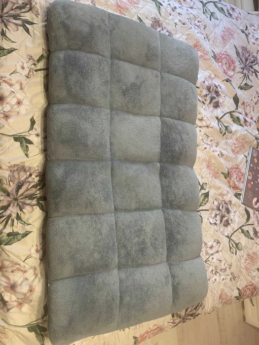 Fotel rozkładany podłogowy leżanka szary Costway