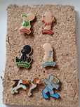 4 Pins antigos dos Babies e 2 de animais