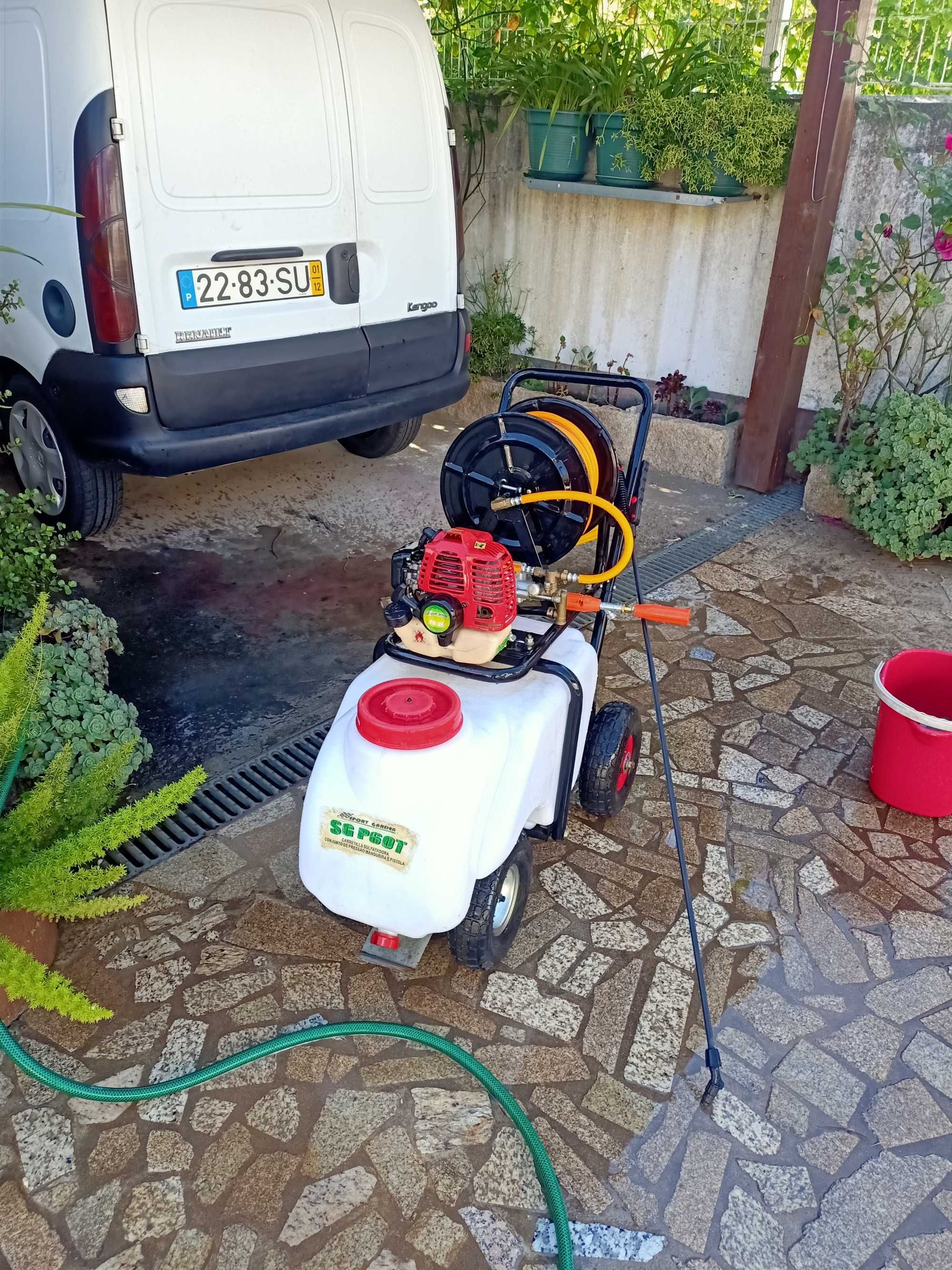Sulfurizadora com depósito de 60 litros