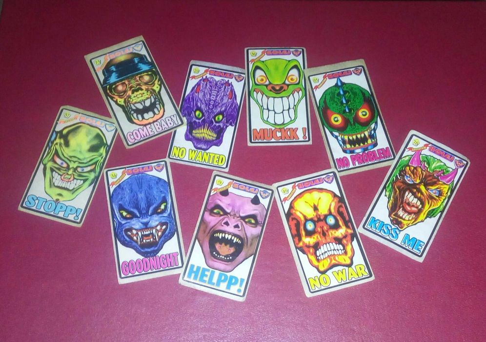 Наклейки из жвачки iskeletor ,фирмы kolej