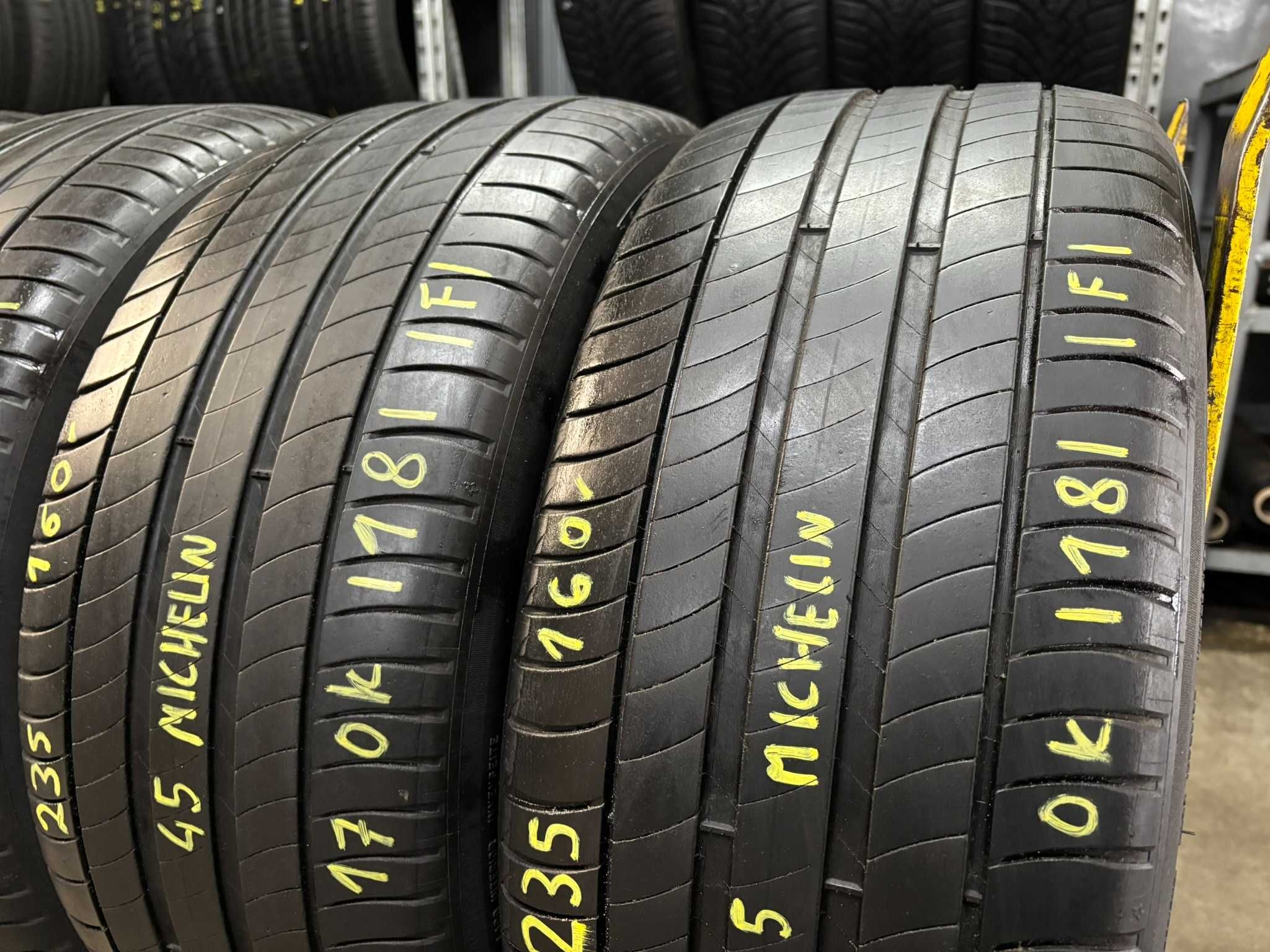 4X OPONY LETNIE 235/45R17 94W Michelin Primacy 3 5.2MM 2018R CAŁE!