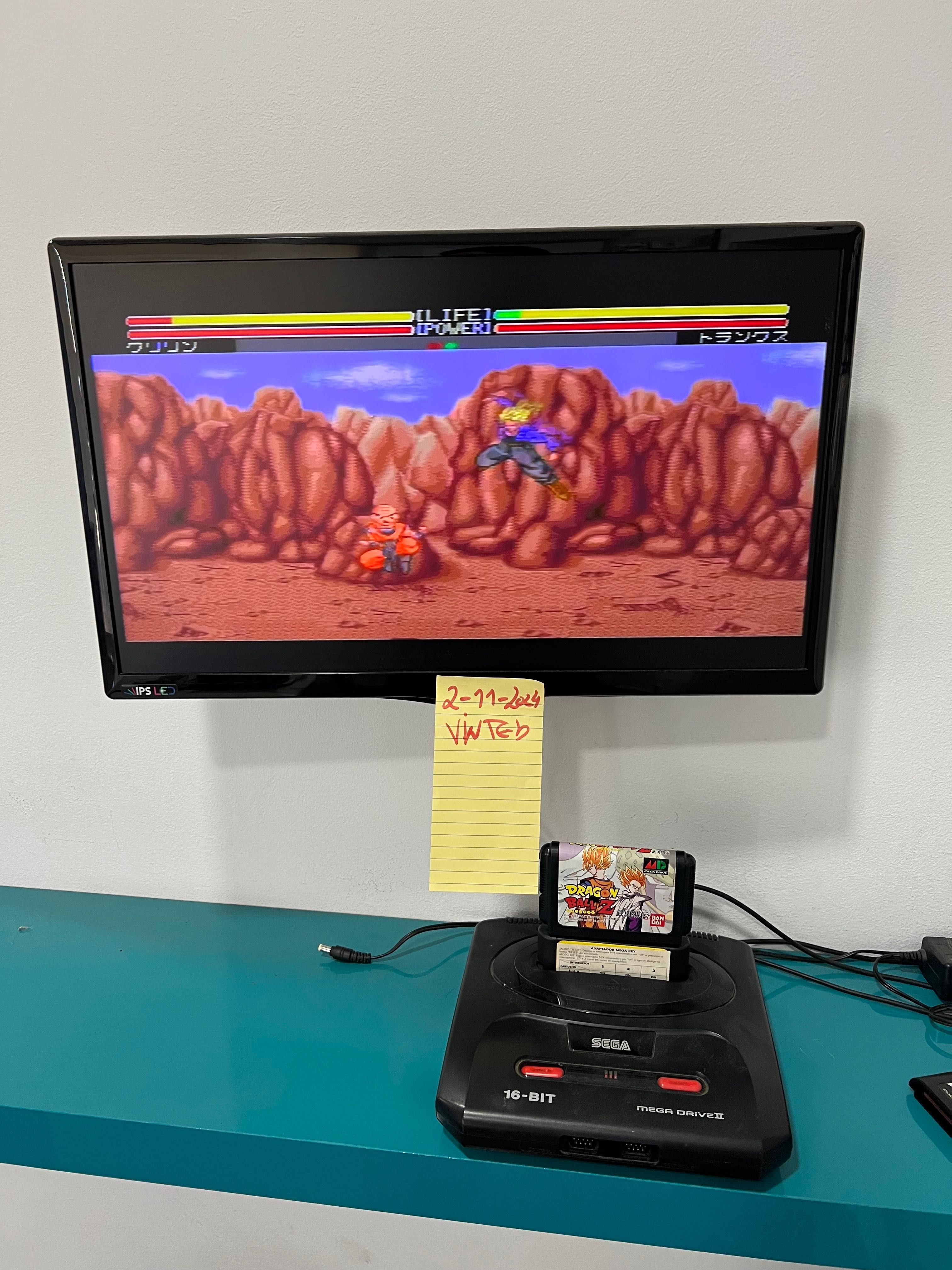 Dragon Ball Z + Mega Key sega megadrive