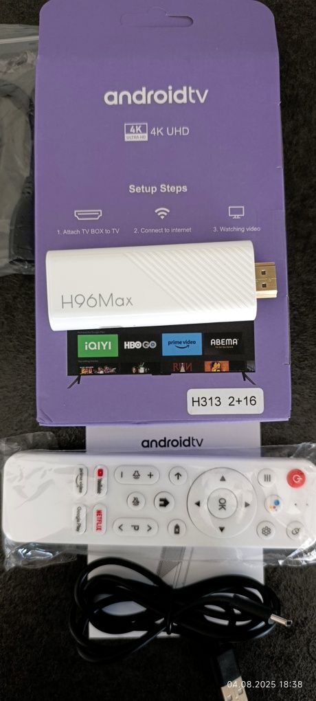 Смарт Android TV 14 приставка H96Max 2/16 Gb WiFi 6 Bluetooth пульт+Го