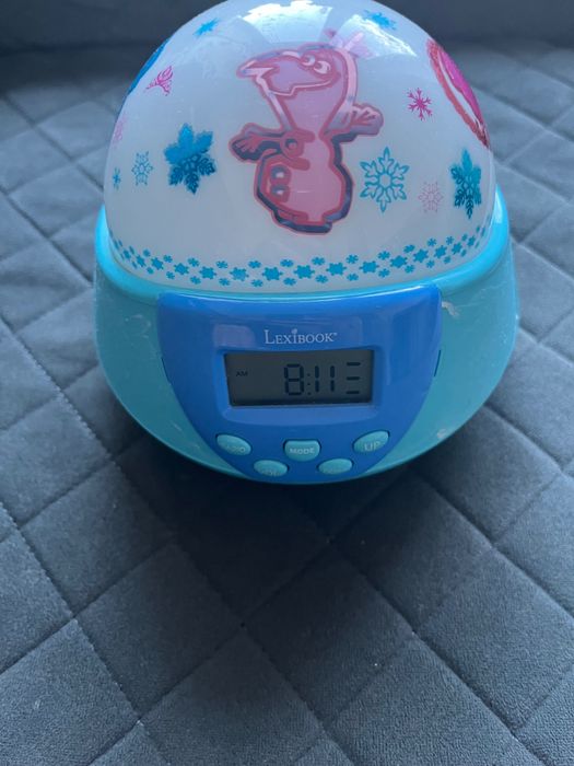 Світильник годинник радіо в стилі Крижане серце