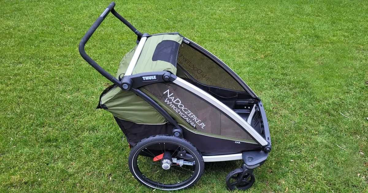 Przyczepka rowerowa Thule Cab Sport Cross Lite 1 2 wynajem wysyłkowy