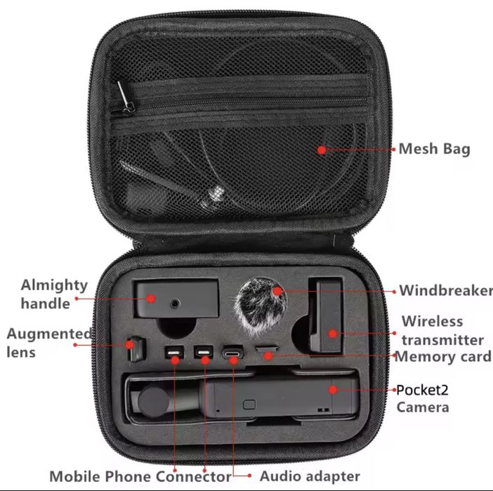 Bolsa portátil para DJI osmo pocket 2.