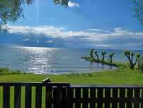 Domki nad jeziorem Śniardwy, pierwsza linia brzegowa, Mazury, N