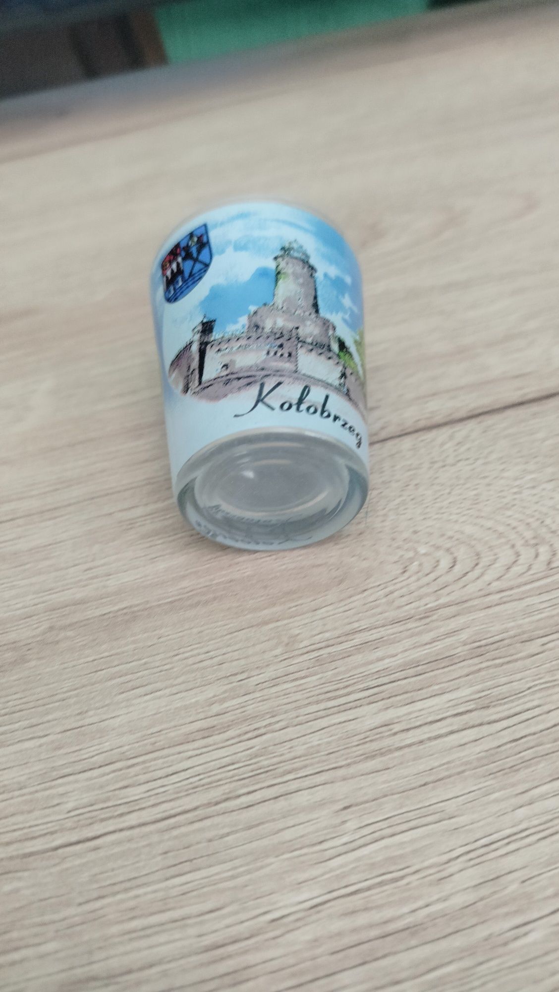 Kieliszek malowany szkło Kołobrzeg
