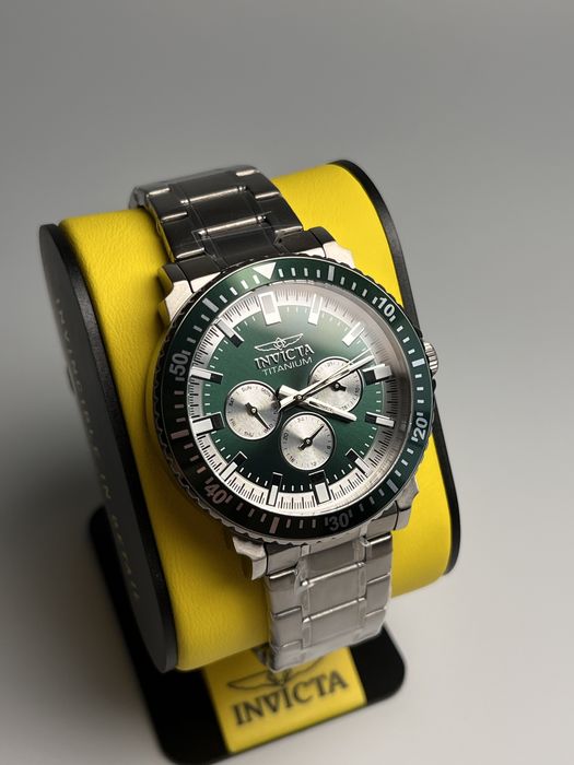 годинник Invicta 47514 Titanium, інвікта, часы титан Ø44мм