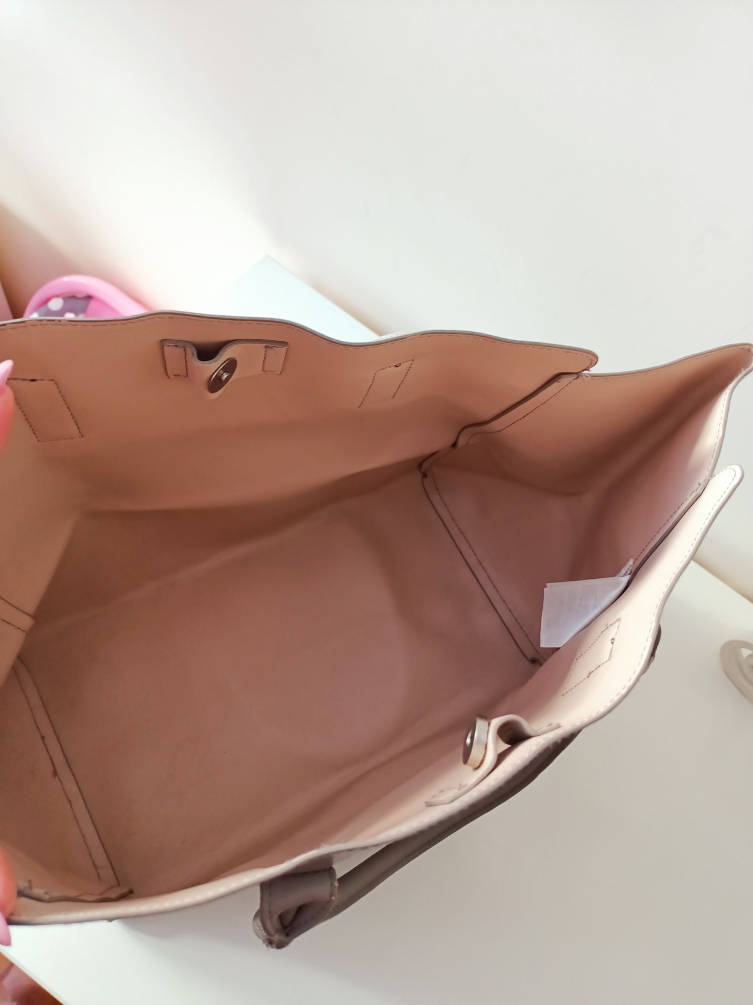 Torba torebka H&M szara shopperka jak nowa POLECAM. Torba