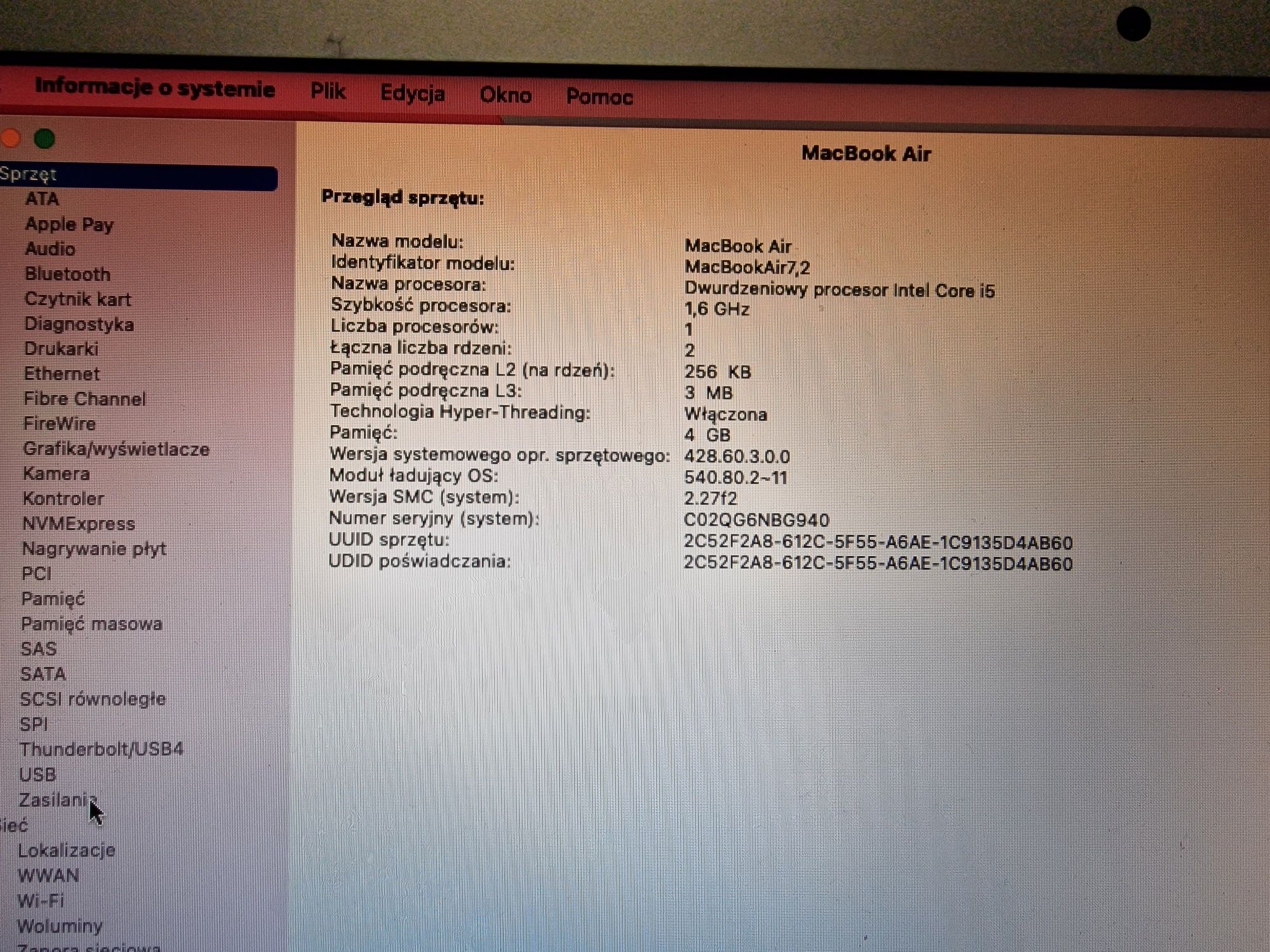 Macbook Air 13.3