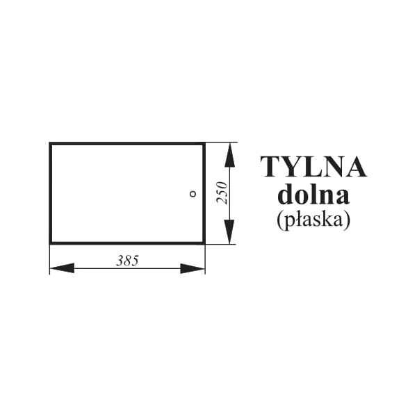 szyba tylna dolna przesówna Zetor Major 80 Farmtrac Koja ACX160i