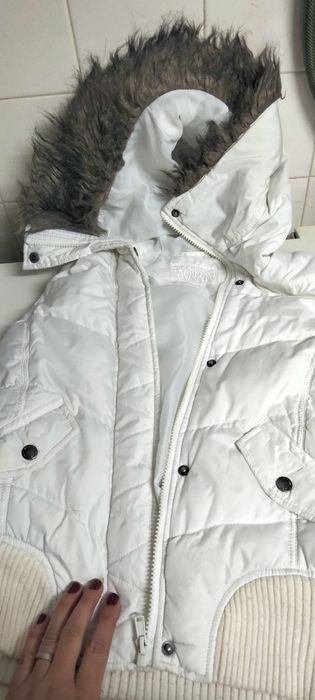 Colete branco kispo C&A