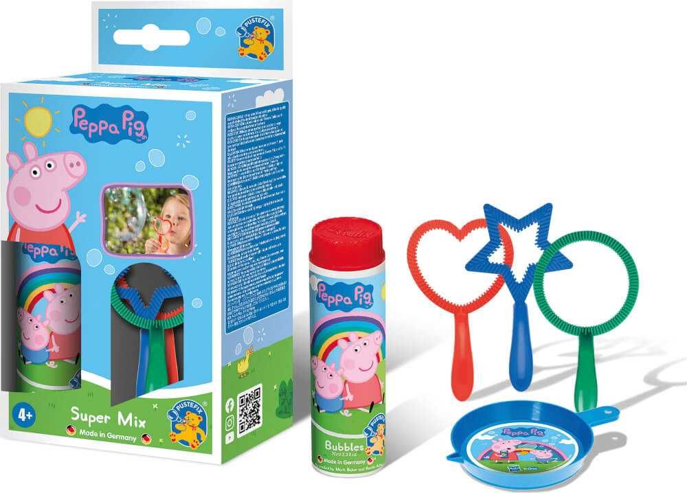 Bańki mydlane Świnki Peppa Pig Super Mix