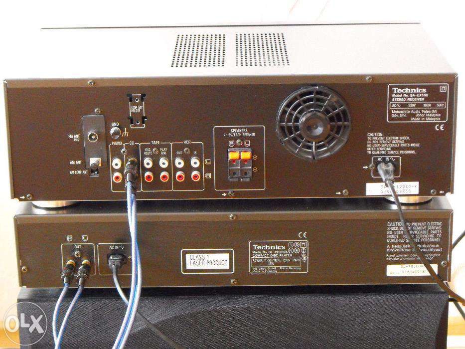 sa-ex100 / sa-ex120 (sa-gx180) CD sl-pg380a Wieża Technics Wzmacniacz