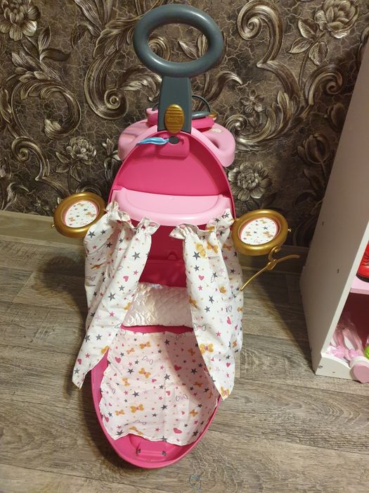 чемодан кровать смоби smoby для куклы беби борн baby born