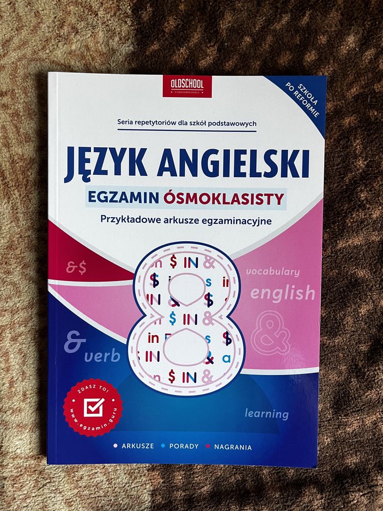 Język angielski przykładowe arkusze egzaminacyjne do 8 kl.