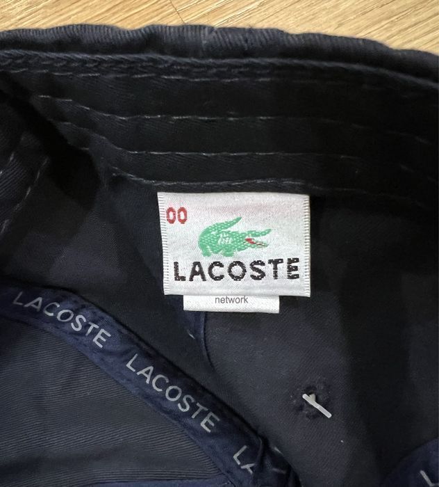 Кепка Lacoste чорна  та синя розмір М