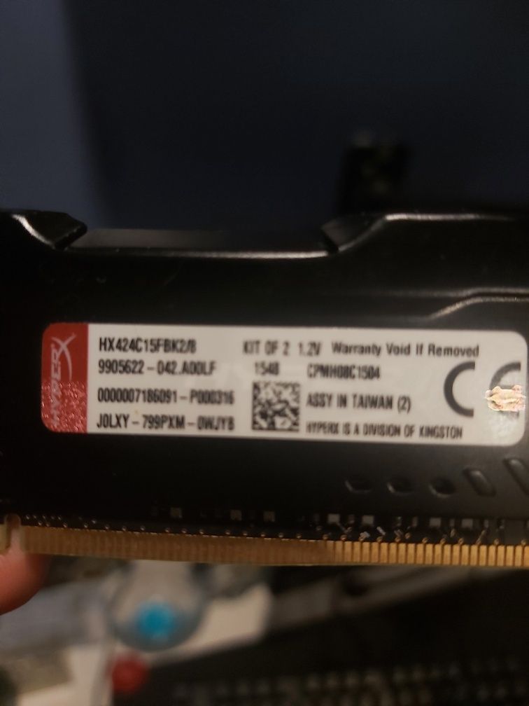 Ram hyperx 2x 4G