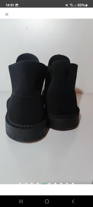 Замшевые полуботинки Clarks Desert Boots