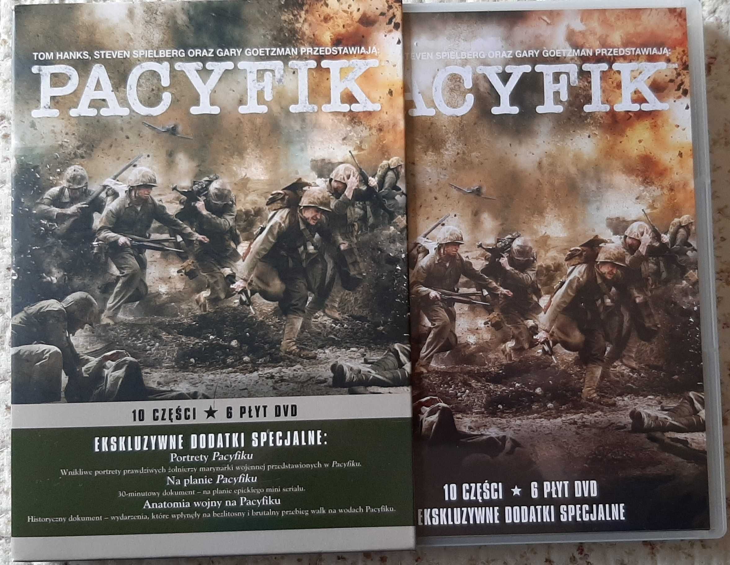 THE PACIFIC Pacyfik DVD 6 płyt, rarytas HBO, jak nowe POLSKI