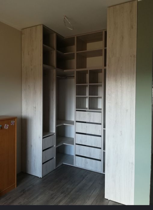 Szafa modułowa GARDEROBA jasny dęb od stolarza