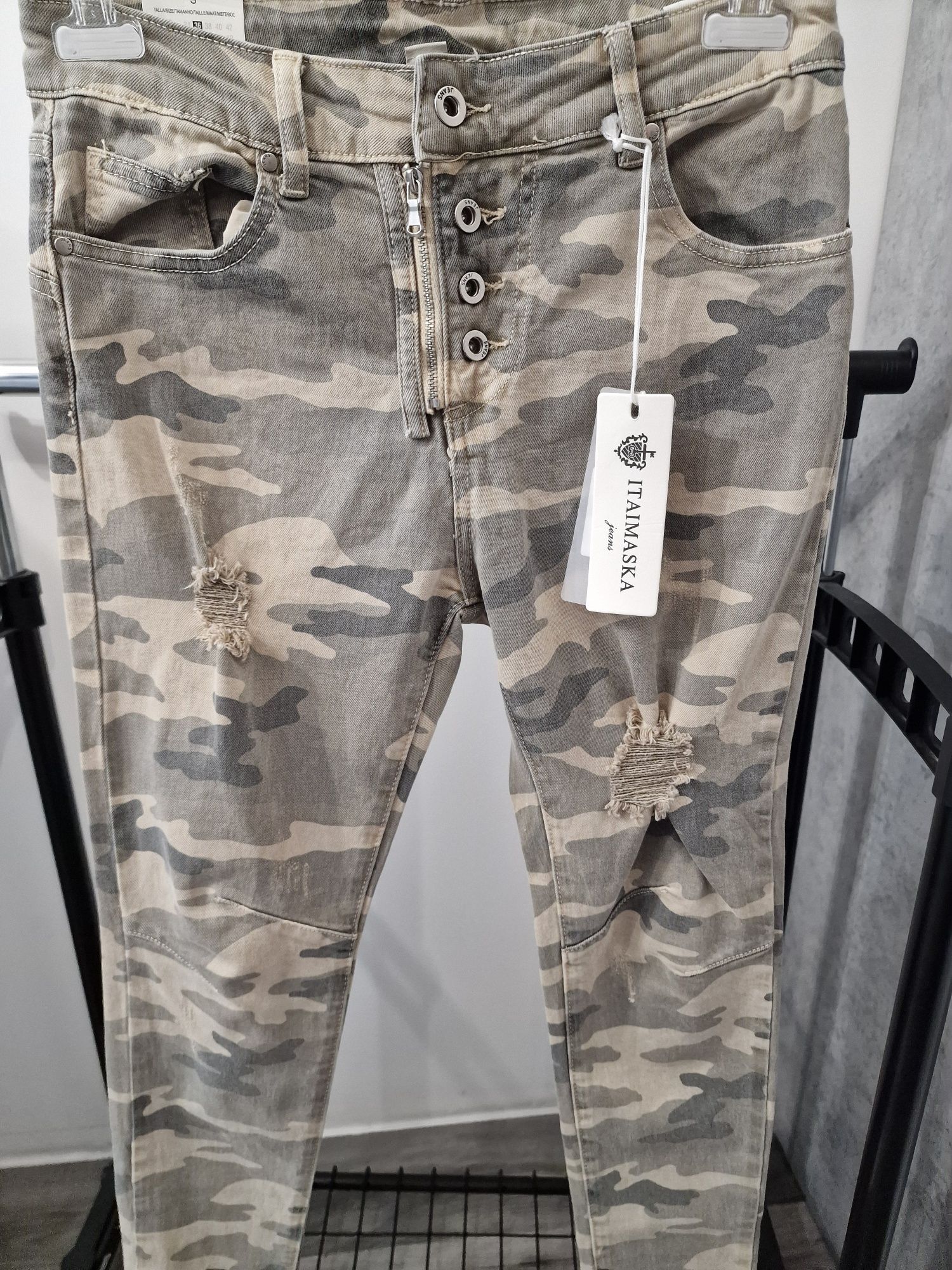 Moro komplet ITAIMASKA  Jeans Spodnie +Katana XS S M