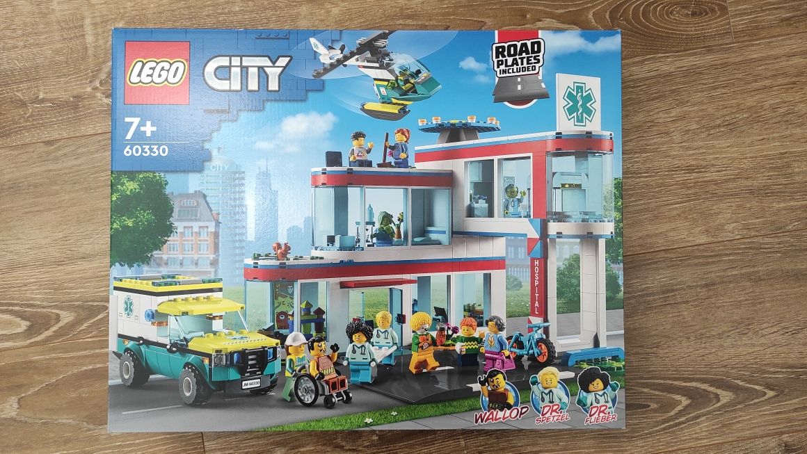 Zestaw LEGO Szpital + Karetka, 60330, 40582